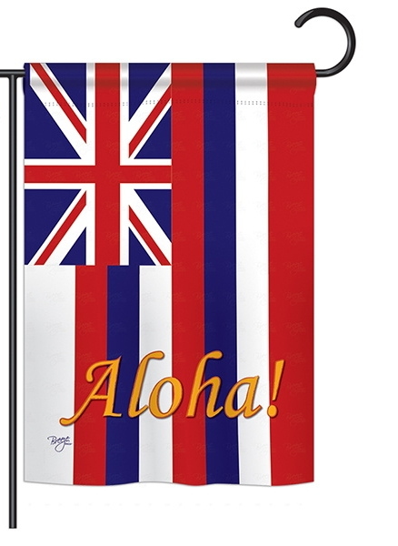 Hawaii Garden Flag