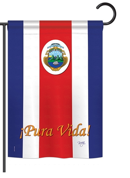 Costa Rica Garden Flag