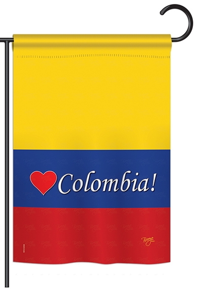 Colombia Garden Flag