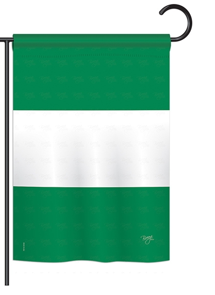 Nigeria Garden Flag
