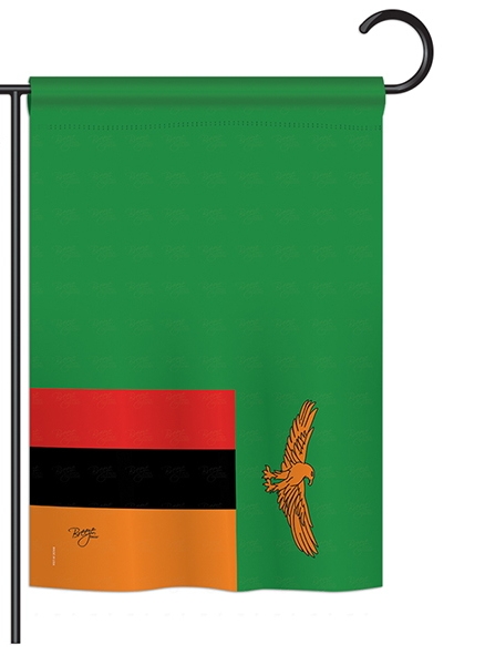 Zambia Garden Flag