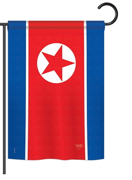 North Korea Garden Flag