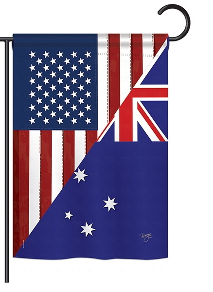 US Australia Friendship Garden Flag