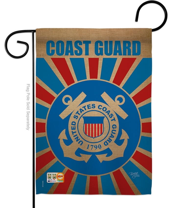 Coast Guard Decorative Garden Flag