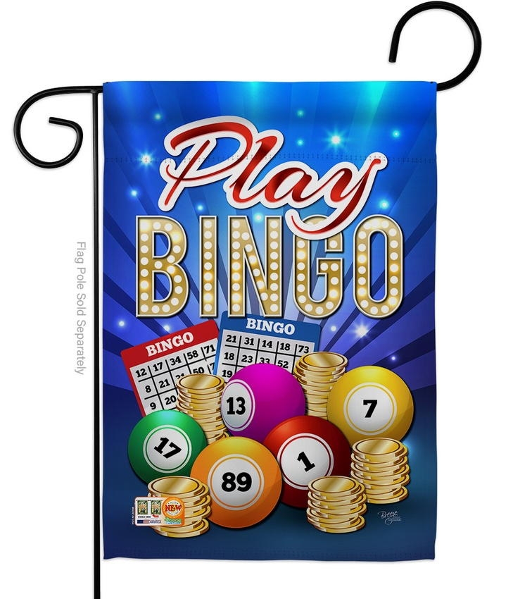 Play Bingo Decorative Garden Flag