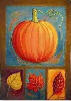 1 left - Autumn Delights Garden Flag