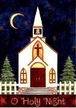 O Holy Night Garden Flag