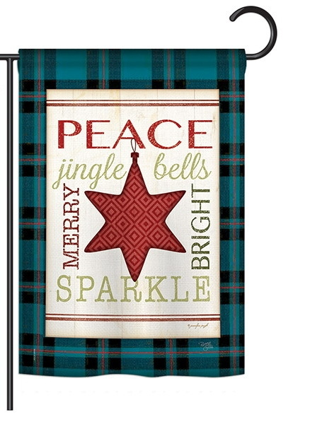 Merry with Brighting Stars Garden Flag