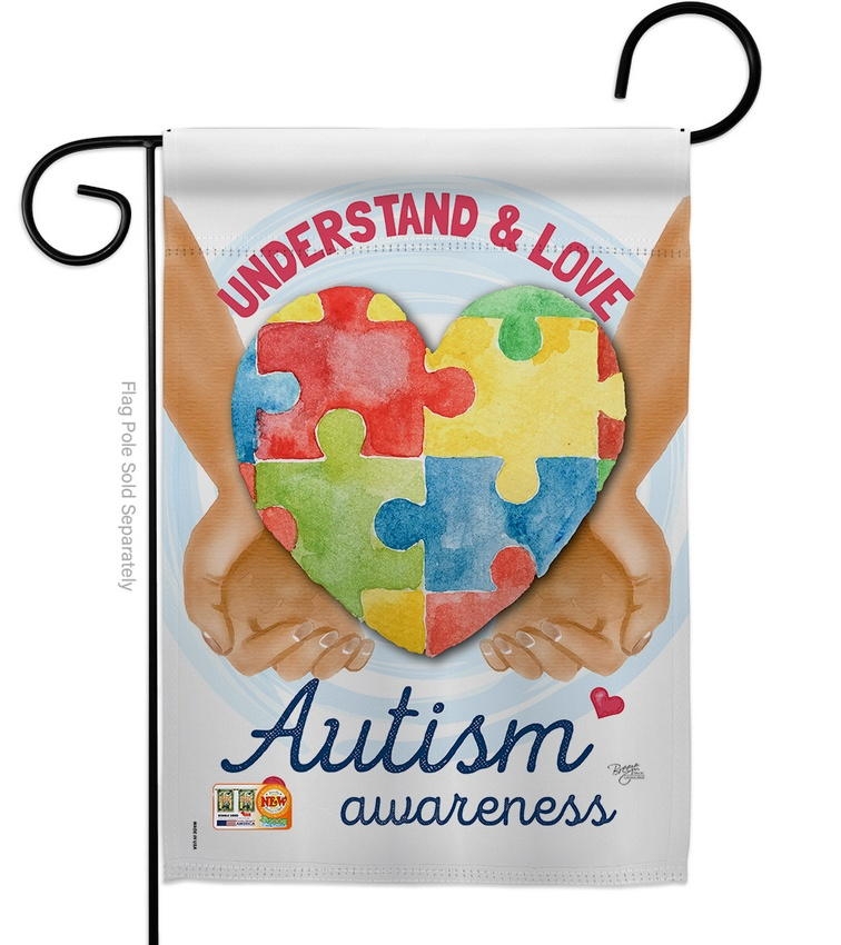 Understand Autism Awareness Garden Flag