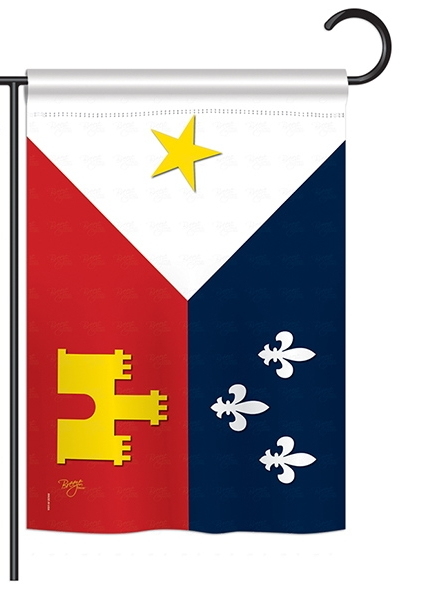 Louisiana Acadiana Garden Flag