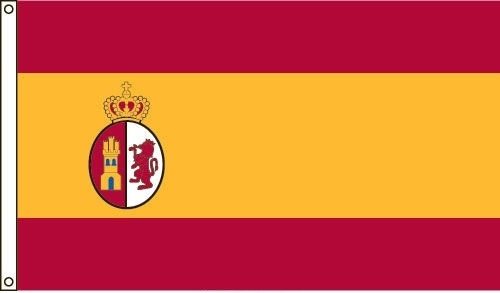 3' x 5' Texas Under Spain High Wind, US Made Flag