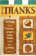 Give Thanks House Flag