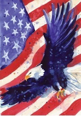 Liberty Eagle House Flag