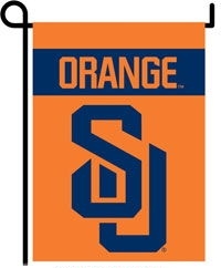 Syracuse Orange Double Sided Garden Flag - 1 left