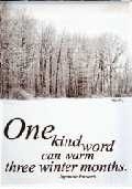 One Kind Word House Flag