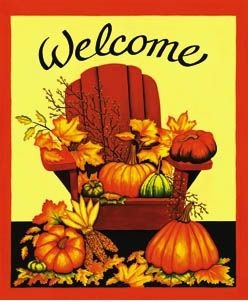 Adirondack Autumn Garden Flag