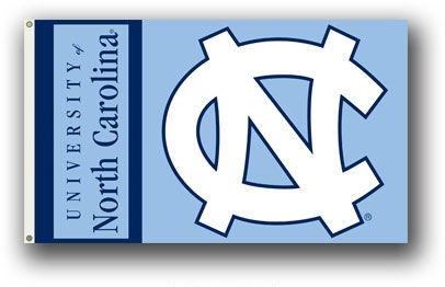 last one - North Carolina Tar Heels 3x5 Single Sided Flag