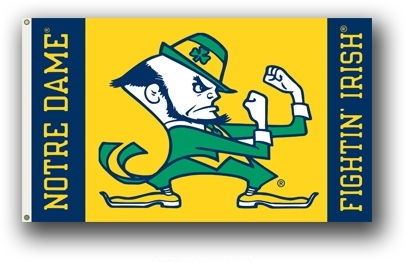 Notre Dame Fighting Irish 3x5 Single Sided Flag