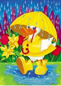Duck / Boots House Flag