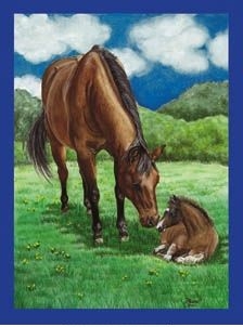 Horses / Field House Flag