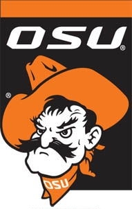 Applique - Oklahoma State University House Flag