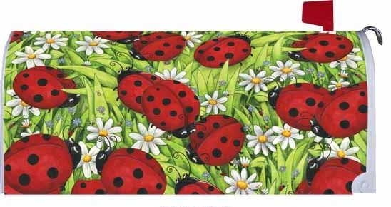 Ladybug Daisy Mailbox Cover