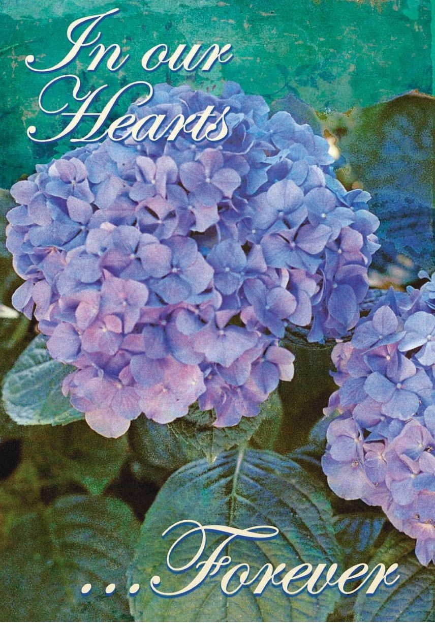 In Our Hearts Garden Flag