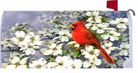 Cardinal Dogwood Mailbox Cover