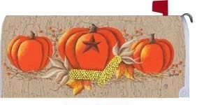 Pumpkin Berr Mailbox Cover