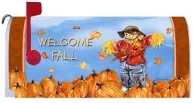 Welcome Fall Mailbox Cover