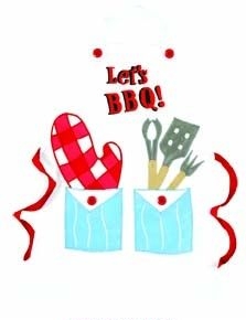 Applique BBQ House Flag