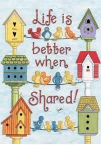 Life is Better When Shared House Flag
