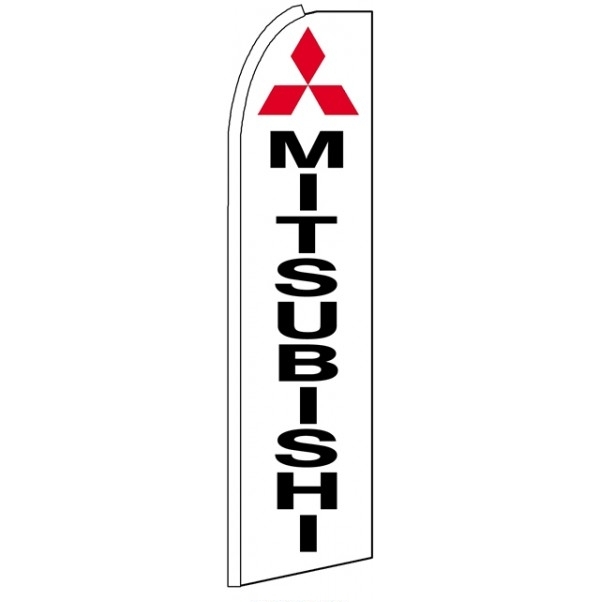 Mitsubishi Feather Flag 3' x 11.5'