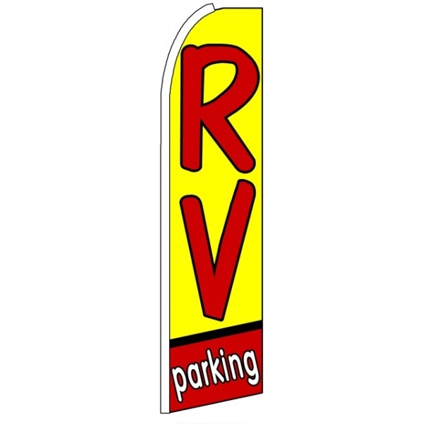 RV Parking Feather Flag 3' x 11.5'