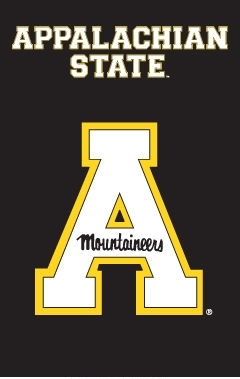 Appalachian State Mountaineers Applique Banner Flag 44" x 28"