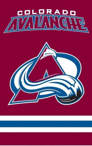 Colorado Avalanche Applique Banner Flag 44" x 28"