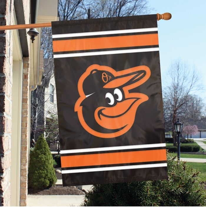 Orioles Applique Banner Flag 44" x 28"