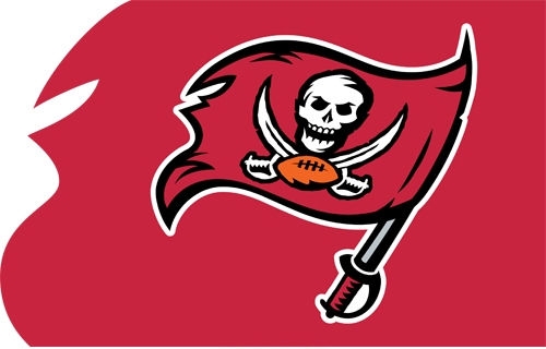 Buccaneers Battle Applique Banner 44" x 28"