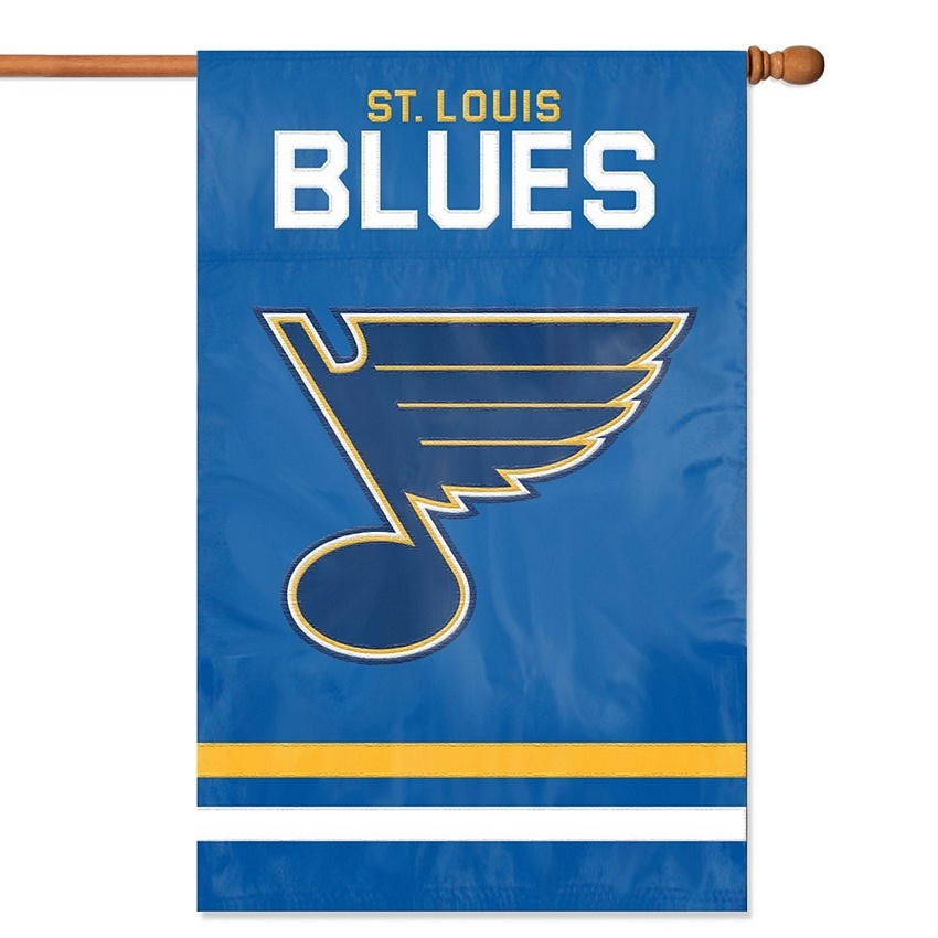 St. Louis Blues Applique Banner Flag 44" x 28"