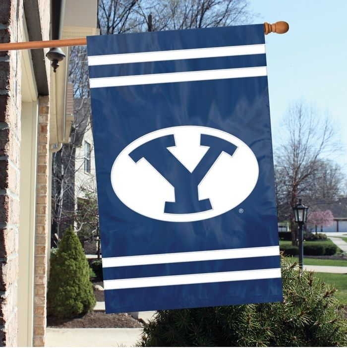 Brigham Young Cougars Applique Banner Flag 44" x 28"