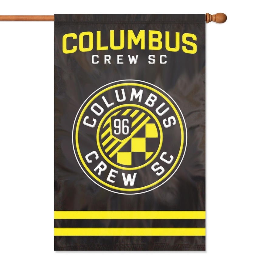 Columbus Crew SC Applique Banner Flag 44" x 28"