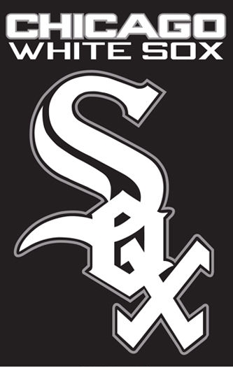 White Sox Applique Banner Flag 44" x 28"