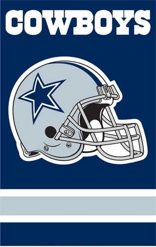 Cowboys Applique Banner 44" x 28"