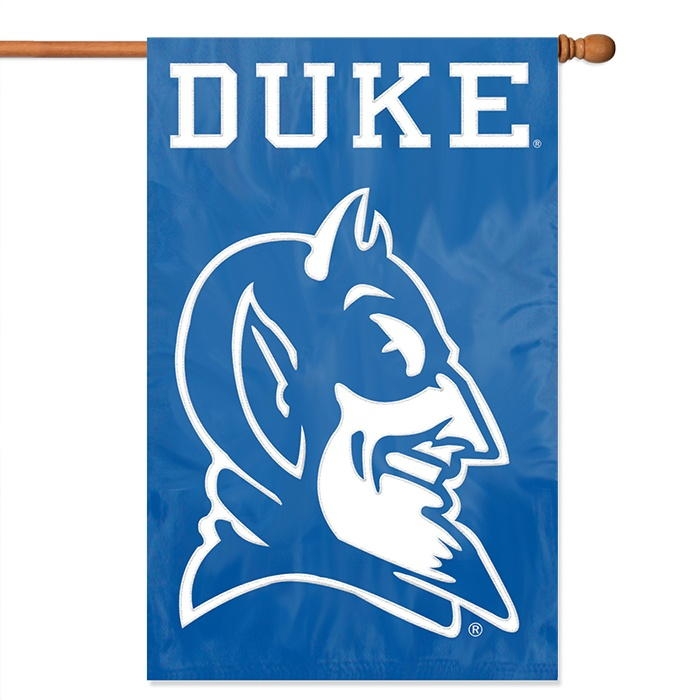 Duke Blue Devils Applique Banner Flag 44" x 28"