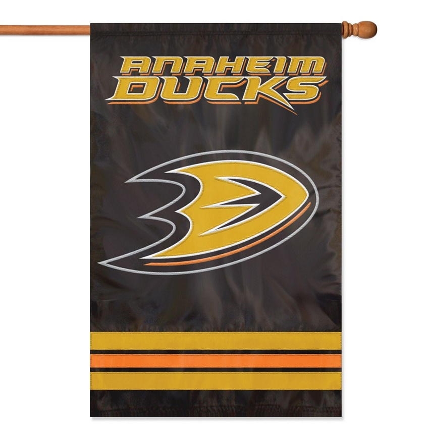 Anaheim Ducks Applique Banner Flag 44" x 28"