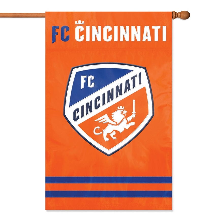 FC Cincinnati Applique Banner Flag 44" x 28"