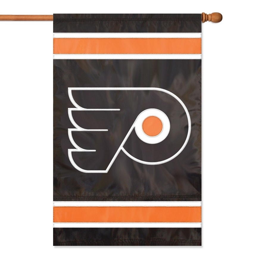 Philadelphia Flyers Applique Banner Flag 44" x 28"