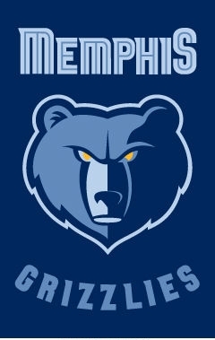 Memphis Grizzlies Applique Banner Flag 44" x 28"