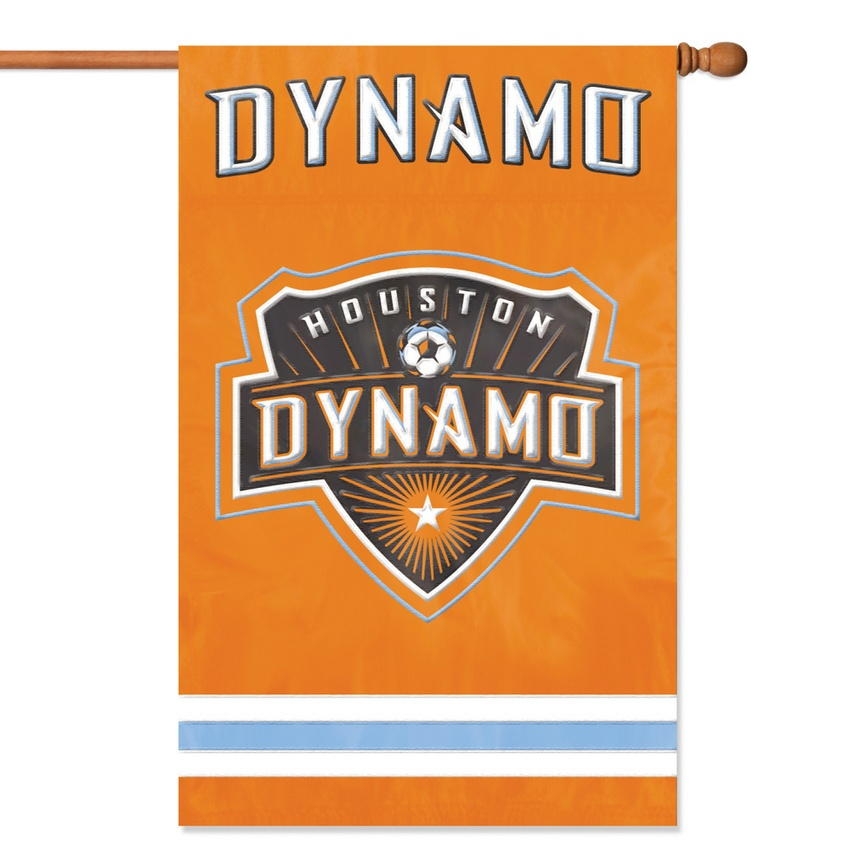 Houston Dynamo Applique Banner Flag 44" x 28"