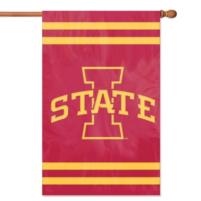Iowa State Cyclones Applique Banner Flag 44" x 28"